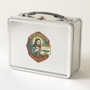 Lunch Box Jésus Agacant Accepter les Cookies Pop Up Internet