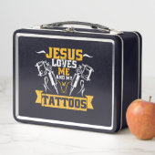 Lunch Box Jésus amour | Jésus M'Aime Et Mes Tatouages (En situation)