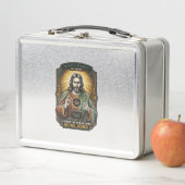 Lunch Box Jésus Fond noir Webcam oubliée Couverture Virtuell (En situation)