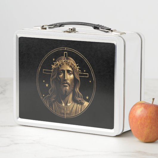 Lunch Box Jésus Gold 1 (En situation)