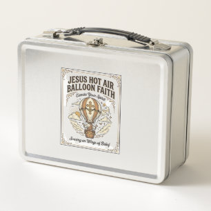 Lunch Box Jésus Montgolfière Foi Jésus Montgolfière