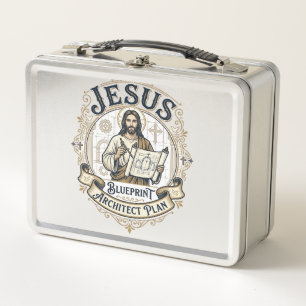 Lunch Box Jésus Plan Architecte Blueprint Jésus Plan Archite