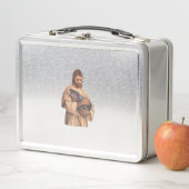 Lunch Box Jésus tenant Moo Deng Débardeur (En situation)