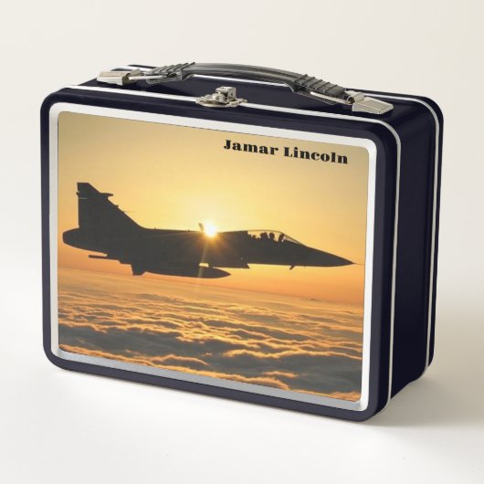 Lunch Box Jet de la marine cool (Devant)