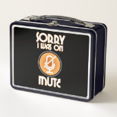 Lunch Box J'Étais En Mute À Partir Du Travail De L'Employé À (Devant)