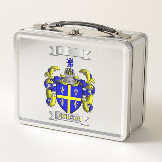 Lunch Box Johnson Familienaam En Schild (Voorkant)