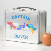 Lunch Box Joli capitaine d'avion (En situation)