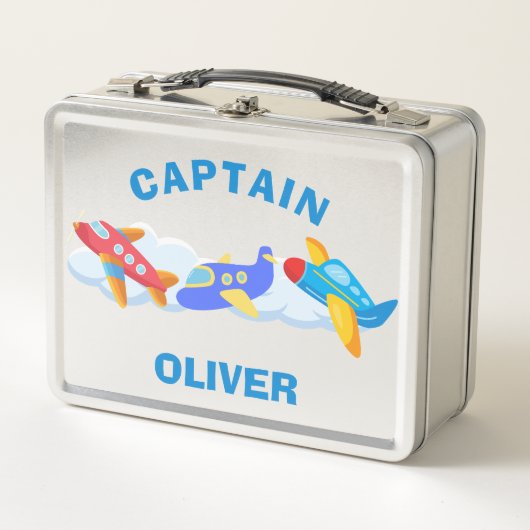Lunch Box Joli capitaine d'avion (Devant)