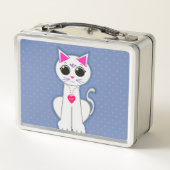 Lunch Box Joli chat blanc (Dos)