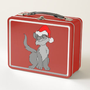 Lunch Box Joli Chat de Fêtes