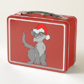 Lunch Box Joli Chat de Fêtes (Dos)