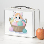 Lunch Box joli chat kawaii (En situation)