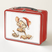 Lunch Box Joli Chef de Noël Souris (Devant)