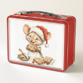 Lunch Box Joli Chef de Noël Souris (Dos)
