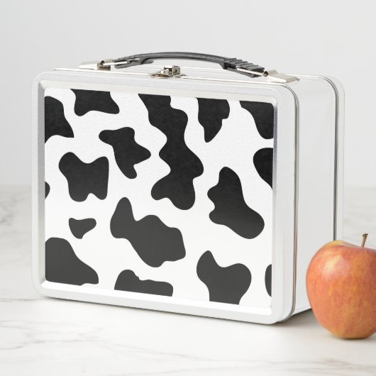 Lunch Box joli cowboy noir et blanc à la ferme empreinte de (En situation)