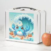 Lunch Box Joli crabe bleu (En situation)