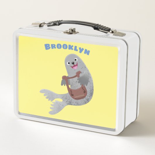 Lunch Box Joli dessin animé sur le phoque du Groenland (Devant)