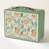 Lunch Box Joli Doodle Lion Jungle Rainforest Motif (Dos)