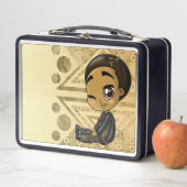 Lunch Box Joli garçon africain américain (En situation)