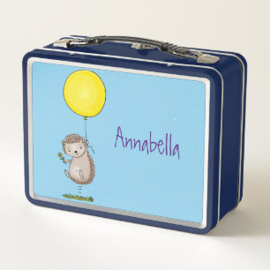 Lunch Box Joli hérisson et motif de dessin animé de ballon
