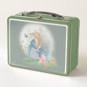 Lunch Box Joli lapin vintage dans une clairière avec un œuf