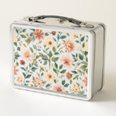 Lunch Box Joli Monogramme Floral (Dos)
