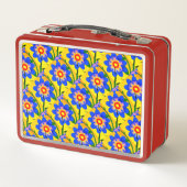 Lunch Box Joli Motif de fleurs Abstraites (Dos)