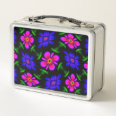 Lunch Box Joli Motif de fleurs roses (Dos)