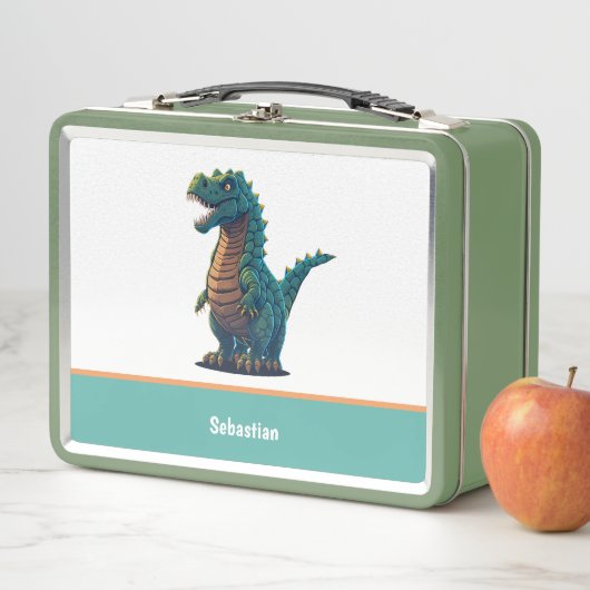 Lunch Box Joli T-Rex Tyrannosaurus Rex Dinosaur (En situation)