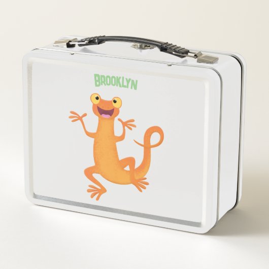 Lunch Box Joli triton orangé joyeux (Dos)