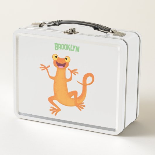 Lunch Box Joli triton orangé joyeux (Devant)