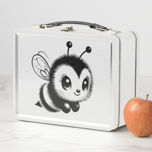 Lunch Box Jolie abeille (En situation)
