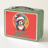 Lunch Box Jolie adorable Kawaii Chibi Ours de Noël (Dos)