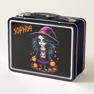 Lunch Box Jolie Adorable Kawaii Halloween sorcière