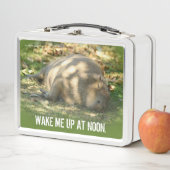 Lunch Box Jolie Capybara rêve dans le soleil d'été (En situation)