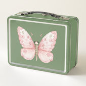 Lunch Box Jolie fraise avec un nœud (Dos)