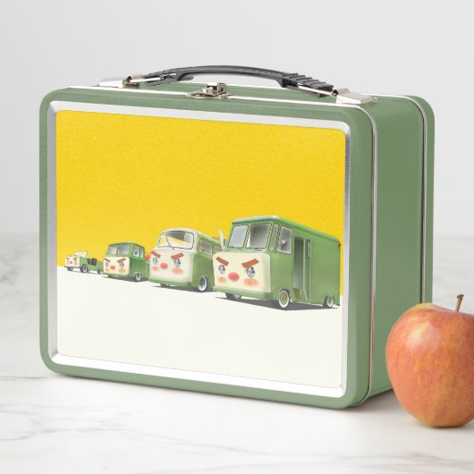 Lunch Box Jolie gamme de voitures cartonnées (En situation)