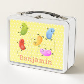 Lunch Box Jolie jellybeans bondissant dessin animé (Devant)