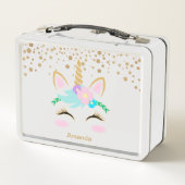 Lunch Box Jolie licorne florale (Dos)