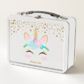 Lunch Box Jolie licorne florale (Devant)