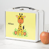 Lunch Box Jolie petite girafe pour enfants (En situation)