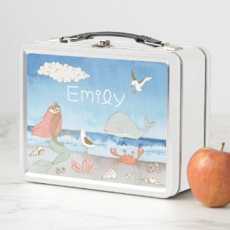 Lunch Box Jolie sirène sur la plage