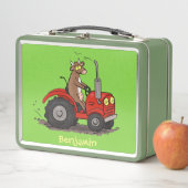 Lunch Box Jolie vache heureuse conduisant un dessin animé de (En situation)