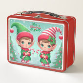 Lunch Box Jolies elfes de Noël (Devant)
