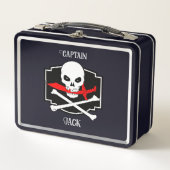 Lunch Box Jolly roger personnalisé (Cutlass) (Devant)