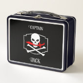 Lunch Box Jolly roger personnalisé (Cutlass) (Devant)