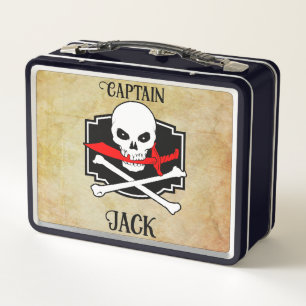 Lunch Box Jolly roger personnalisé (Cutlass)