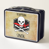 Lunch Box Jolly roger personnalisé (Cutlass) (Devant)