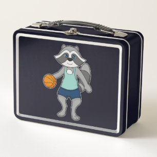 Lunch Box Joueur de basket-ball Racoon