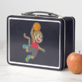 Lunch Box Joueur de basket-ball singe (En situation)